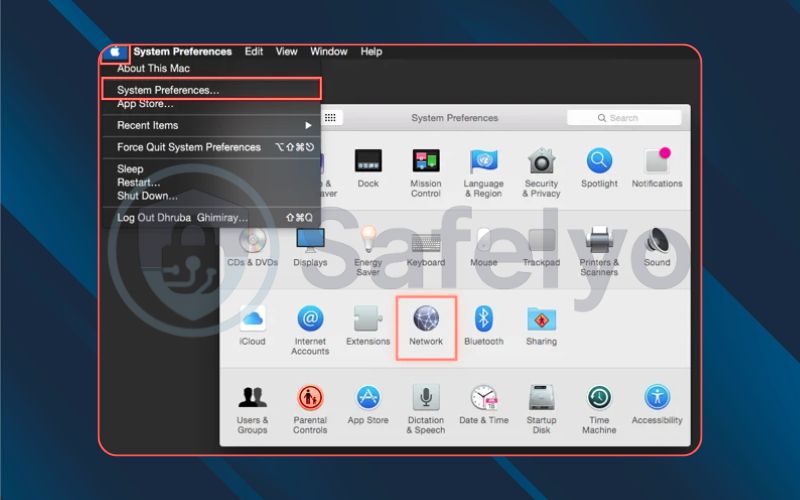 Setting up a VPN on Mac manually (1) Setting up a VPN on Mac manually (1)