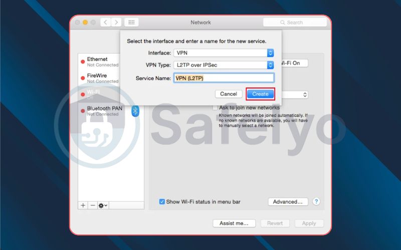 Setting up a VPN on Mac manually (2) Setting up a VPN on Mac manually (2)
