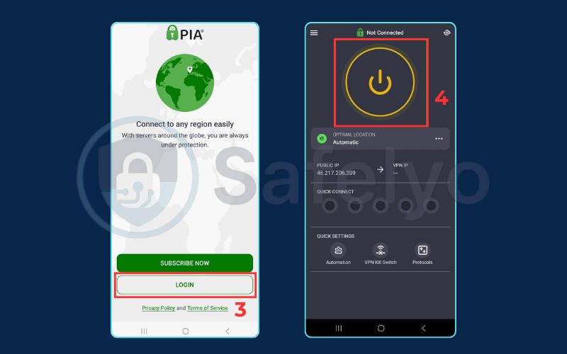 Sign up and download the VPN app (2) Sign up and download the VPN app (2)