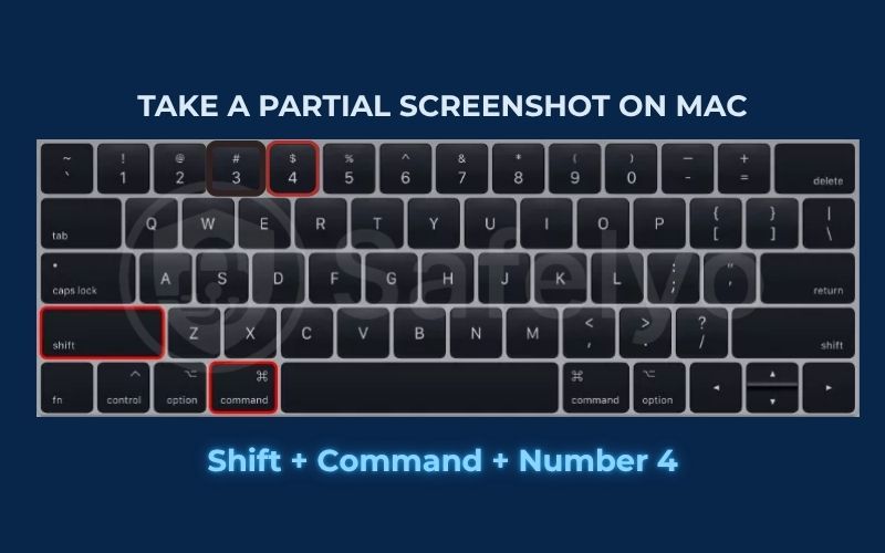 Take a partial screenshot on Mac Take a partial screenshot on Mac