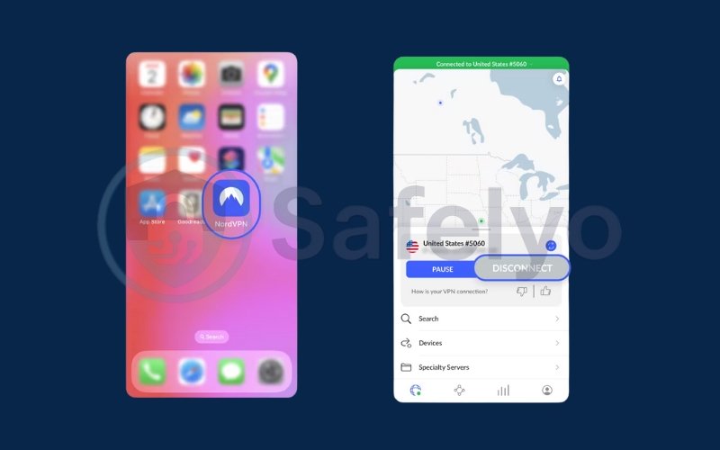 Turn off VPN from a VPN app Turn off VPN from a VPN app