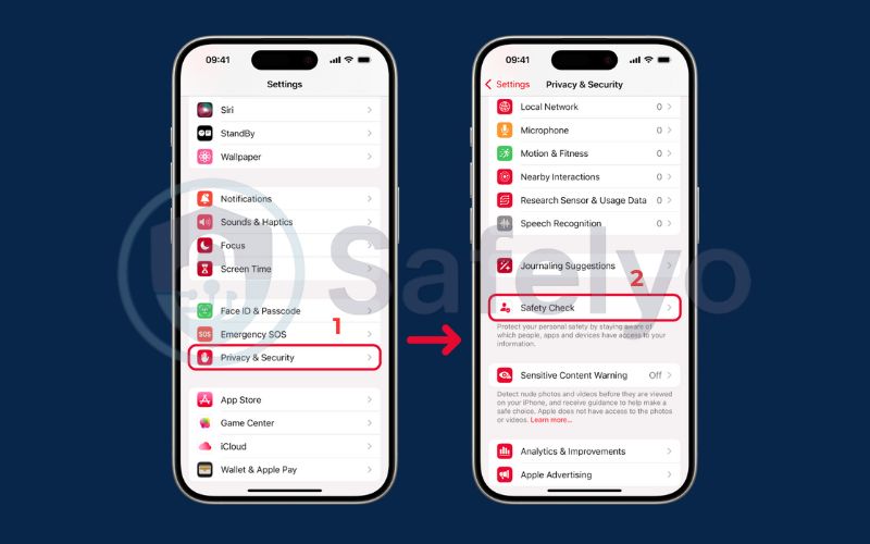Use Apple's Safety Check (your privacy superpower)