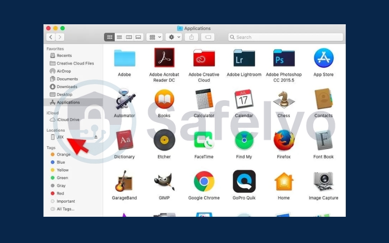 Use Finder on macOS to backup iPhone without iCloud 1