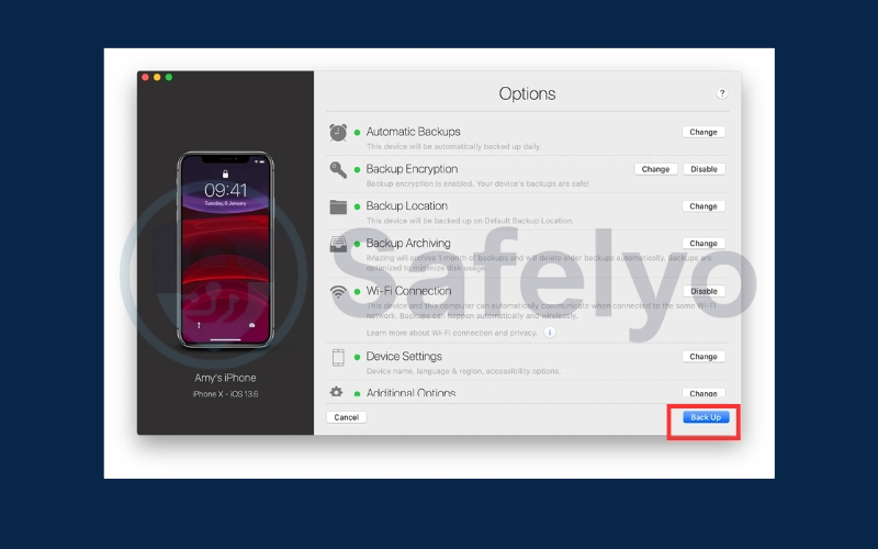 Use iMazing backup software 3