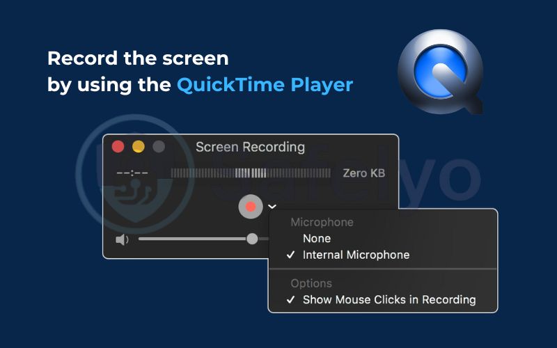 Use Quicktime Player to record screenshot Use Quicktime Player to record screenshot
