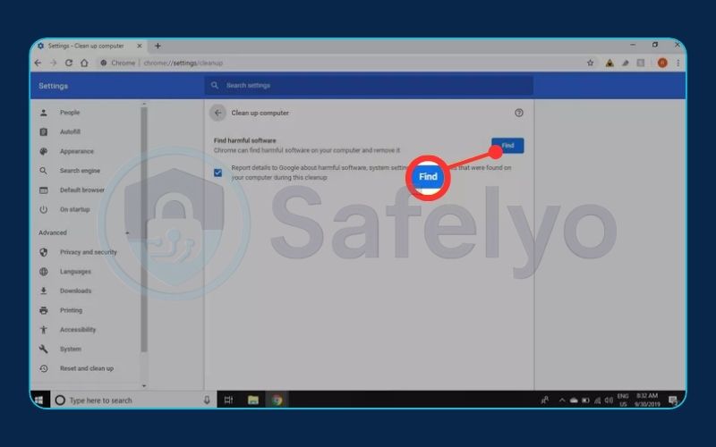 Reset Chrome settings to default (4)