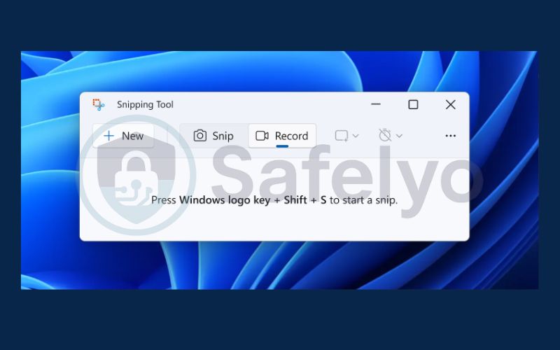 Using Snipping Tool to record screen 1 Using Snipping Tool to record screen 1