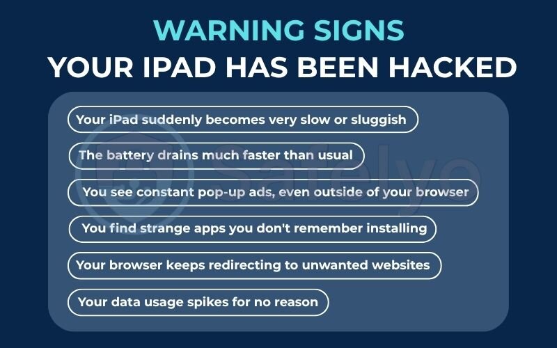 Warning signs your i pad has been hacked