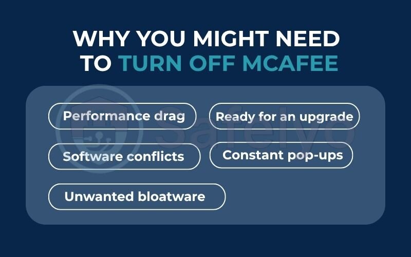 Why you might need to turn off McAfee Why you might need to turn off McAfee